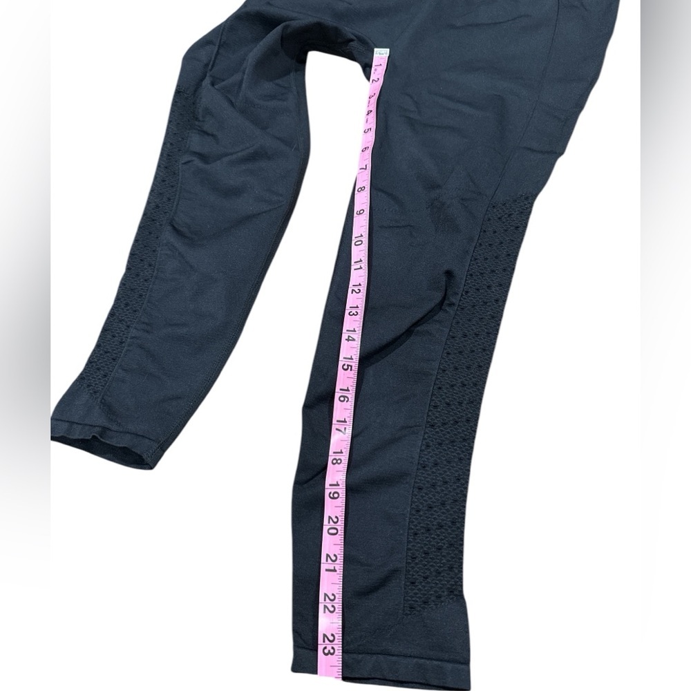 Fabletics Sync Black High-Waisted Perforated Leggings - Picture 5 of 11